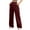 Wine, variant on BLVB Wide Leg Yoga Pants for Women Casual Stretch Loose Cozy Sweatpants High Waisted Lounge Pajama Flowy Trousers with Pockets