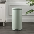 thumbnail image 6 of happimess Oscar 8-Gallon Step-Open Trash Can with FREE Mini Trash Can, Pistachio Gelato, HPM1000C, 6 of 6