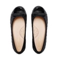 thumbnail image 2 of Dream Pairs Girls Dress Shoes Cute Bow Flower Girl Slip-on Ballet Flats (Little Kid/Big Kid) SDFL224K BLACK Size 12, 2 of 5