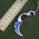thumbnail image 3 of Llavero con arma Valorant Reaver Karambit Vandal Prime Champions Skins Espada samurái Navaja de bolsillo Modelo de arma Regalos Juguetes para niños, 3 of 5