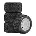 thumbnail image 2 of LeeQinersw 4 Pieces 1/18 RC Car Wheels and Tires Durability Direct Replaces for Granite White, 2 of 9