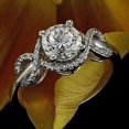 thumbnail image 3 of Women's Wedding Ring 2 Ct Round Cut White Moissanite 14K White Gold Plated, 3 of 3