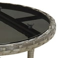 thumbnail image 3 of vidaXL Patio Bistro Set with Cushions Outdoor Wicker Furniture Poly Rattan, 3 of 6