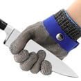 thumbnail image 4 of Metal Glove§cut Resistant Glove§stainless Steel Glove§butcher Glove§steel Wire Glove§metal Mesh Glove Stainless Steel Glove Cut Resistant Metal Mesh Chainmail Glove For Meat ANGGREK Otros, 4 of 7