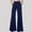 Navy, variant on SNKSDGM Women's Plus Wide Leg Yoga Pants for Women Linen Pants Women Petite Dressy Women's Solid Color Casual Speaker Casual Pants