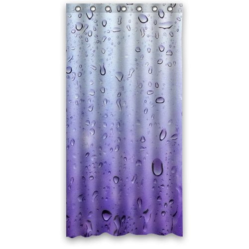 TOUXIHAA Raindrop Shower Curtain Bathroom Curtain Set with Hooks Size 36x72 inches