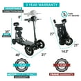 thumbnail image 6 of Comfygo MS-3000 Electric Scooter for Adults, Foldable Scooters for Seniors,4 Wheeler Drive Mobility Scooter with Chair,Scooter Eléctrico para Adultos, 6 of 6