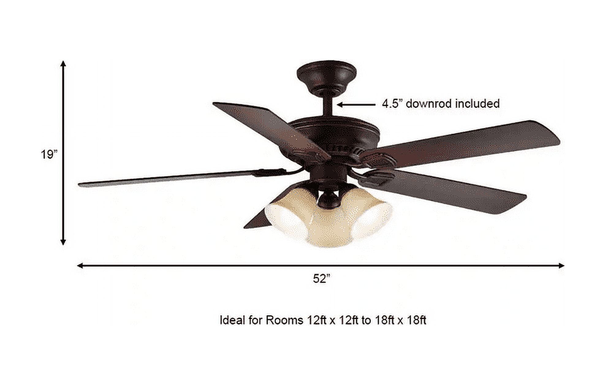 Easy Install Hampton Bay Campbell 52