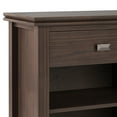 thumbnail image 4 of Simpli Home Artisan Wood 24" Nightstand Table in Warm Walnut Brown, 4 of 11