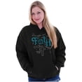 thumbnail image 4 of Faith Cross Hope Christian Jesus Hoodie Sweatshirt Women Men Brisco Brands M, 4 of 6