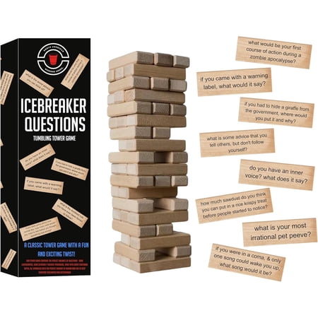 IceBreaker Questions - Tumbling Tower Game™