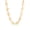 JDN0311224, variant on Golden 18K Gold-Plated Stainless Steel Spiral Bone Chain Necklace - Minimalist & Elegant for Women