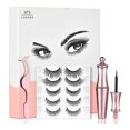 thumbnail image 1 of 5 Pairs Magnetic Eyelashes With Magnetic Eyeliner And Eyelash Kit, 1 of 5