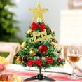 thumbnail image 3 of Navidad De Mesa Mini Árbol De Navidad Artificial Con Adornos De Luces Led Para Decoración De Vacaciones De Navidad Advancent HA044874-01, 3 of 6