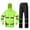 Black, variant on FAHXNVB Rain Suits for Men Waterproof Work Breathable Rain Coats with Eye-Catching Reflective Strip Rain Gear Jacket and Pants Rainwear