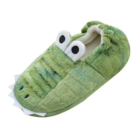 kamemir Slippers For Kids Toddler Slippers Boys Girls House Shoes Slip on Baby Sock Shoes Lightweight Outdoor Walking Shoes(Green,5)