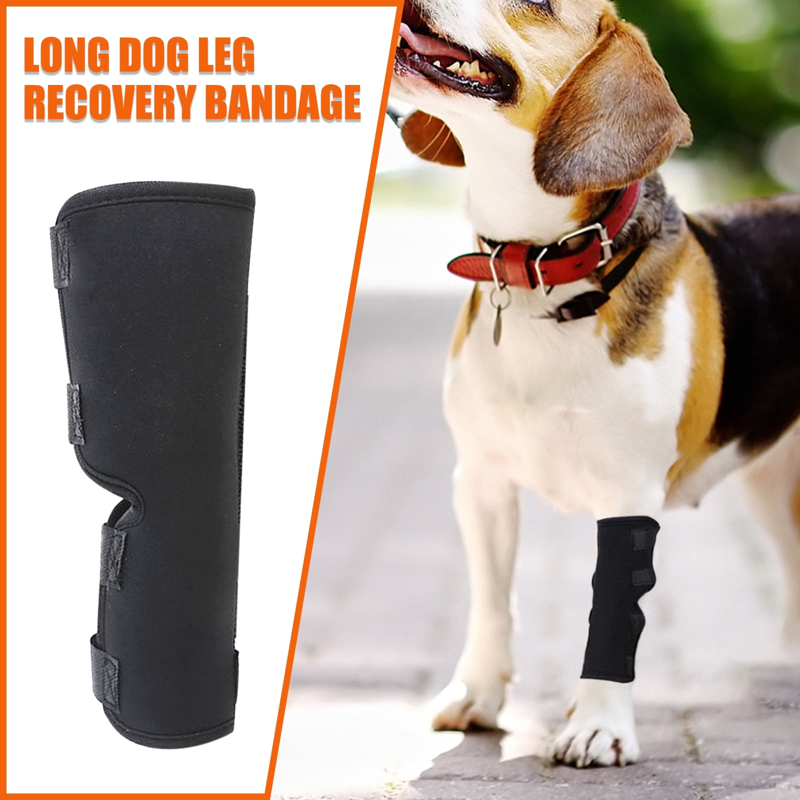 YUANHUILI Dog Hock Brace Anti-lick Pet Knee Guard Waterproof Dogs