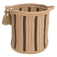 thumbnail image 3 of Colonial Mills Dublin Indoor/Outdoor Basket - Taupe & Black 20"x20"x14", 3 of 3