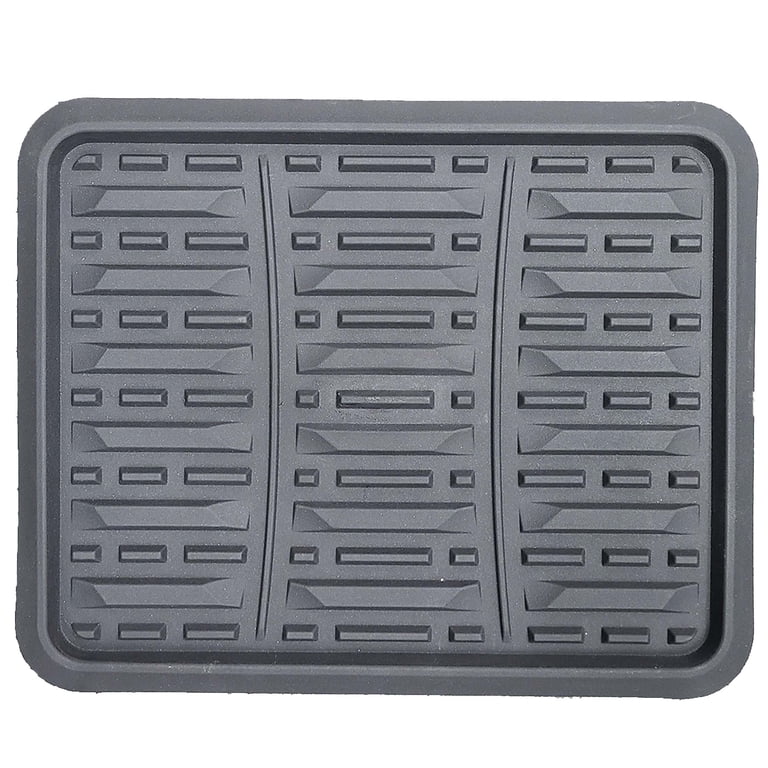 Auto Drive Year Round Rubber Rear Floor Mat, 2-Pack photo 2