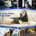 thumbnail image 5 of HQREA Dog Anxiety Vest with Hood Sleeveless Pet Shirt Calming Shirt Jacket for Large Dogs, 5 of 8