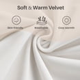 thumbnail image 4 of Frostbloom Queen Size Bed Frame with Advanced Charging Hubs & Storage Shelf, Upholstered Velvet Wingback Headboard, White, 4 of 9