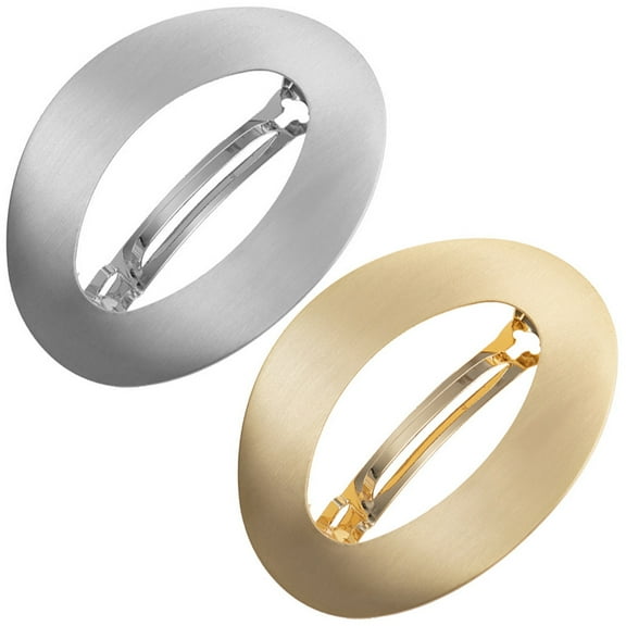 2 Pcs Hair Clips for Thick Barrettes Women Thin Clear Base Miss