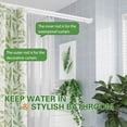 thumbnail image 5 of Double Shower Curtain Rod, 28-76 Inches Adjustable Wall Mounted Double Shower Rod, Rustproof White Shower Curtain Rods for Bathroom, Bathtub, Extra Space for Curtain and Liner, 5 of 7