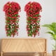 thumbnail image 4 of Rosa Artificial Enredadera, Decoración Colgante Para Pared, Planta De Flor Artificial Para El Hogar Y El Jardín, Decoración Interior Y Exterior, Estilo Campanilla., 4 of 9