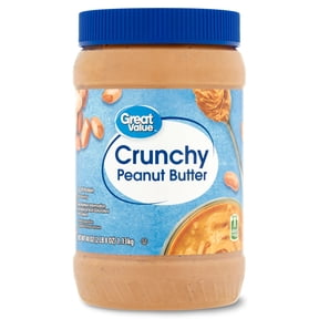 Great Value Natural No Stir Creamy Peanut Butter, 16 oz, gluten-free ...