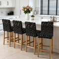 thumbnail image 3 of Spring Wildflowers Bar Stool Covers - Stretch Dining Chair Covers Set of 4, Farmhouse Botanical Garden Floral Bar Chair Cover Removable Counter Stool Pub Chairs Slipcovers Protectors for Kitchen/Cafe, 3 of 9