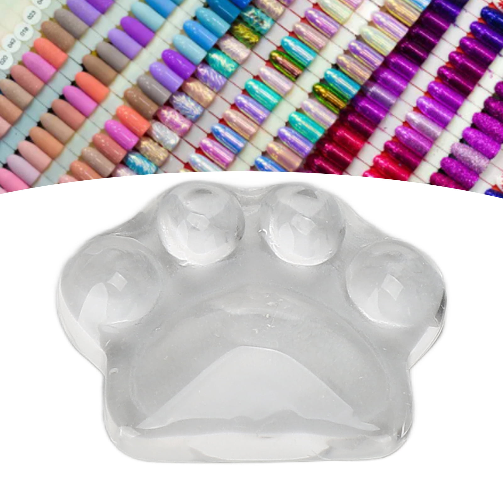 Nail Art Color Card, Portable Nail Polish Color Card Transparent 50pcs  for Nail Artist for Nail Salon