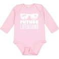 thumbnail image 3 of Inktastic Future Lifeguard Sunglasses Boys or Girls Long Sleeve Baby Bodysuit, 3 of 5