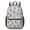 Cow Expression Gray Pattern, variant on Cow Flower Wavy Beige Pattern 17" School Backpacks for Teens,Waterproof Oxford Fabric,S-Shape Padded Straps for School,Travel,Hiking,Camping
