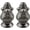 Brushed Nickel, variant on Urbanest Rothwell Lamp Finial – 1 5/16 Inch Tall, Antique Brass– Decorative Lamp Shade Finial for Table & Floor Lamps- 1 Piece
