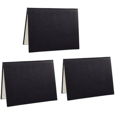 Certificate Holder, Document Frame (Black, 11.5 x 9 x 0.37 Inches, 3 Pack)