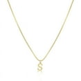 thumbnail image 3 of Dvruxg Initial Necklace - Metal Coated Alphabet Pendant, Layering Chain for Daily Wear(S), 3 of 3