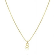 WZXPWT Initial Necklace, Personalized Dainty Necklace for Women, Alphabet Letter Necklace, Customized Name Pendant Necklace for Fashionable Women