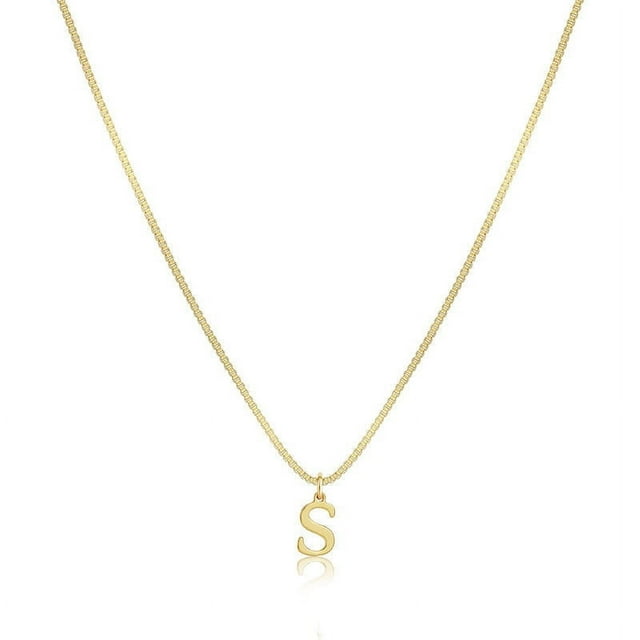 RXIRUCGD Add A Of To Your Everyday Look With This Initial Necklace Initial Dainty Necklace For Women