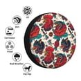 thumbnail image 4 of Yiaed Chicken Print Tire Wheel Cover, Waterproof Spare Tire Cover Fit for Jeep, Truck,Trailer, RV, SUV, Camper and Most Vehicle-14 inch, 4 of 6
