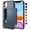 blue, variant on Card Holder iPhone 11 Case (Black) Dual Layer Shockproof Wallet with Heavy Duty Protection