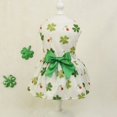 thumbnail image 4 of St Patrick's Day Dog Cute Summer Dress and Skirt Outfit for Small Medium Dogs Pet Apparel Supplies St Patrick's Day Decorations, 4 of 6