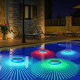 thumbnail image 5 of Luz flotante para piscina, luz solar para piscina con cambio de colores RGB, bola de luz para piscina impermeable, luces LED para piscina al aire libre para niños, bañera, 5 of 5