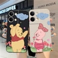thumbnail image 5 of Case For OPPO RENO 8 7 9 6 7SE 5 4 4SE 4 3 4G 5G PRO PLUS Colour Simple Liquid Silicone Case Piglet Winnie the Pooh Bear, 5 of 5