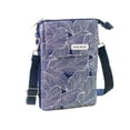 thumbnail image 4 of Bolso cruzado para teléfono móvil de tela con pantalla grande de hojas rurales para mujer, 4 of 6