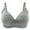 Gray, variant on JGTDBPO Full Coverage Bras For Women Bowknot Printing Comfortable Wirefree Support Bras Plus Size Push-Up Bras Sports Bras Everyday Bra Minimizer Bras Vest Lingerie Nursing Bras