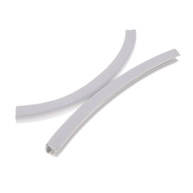koolsoo 2 Pcs Bande de Protection de Longboard pour Planche à Roulettes Extérieure Outil Blanc