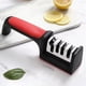 thumbnail image 3 of Afilador de cuchillos de mano multifuncional | Herramienta de afilado de cuchillas de cocina profesional de 4 etapas | Compatible con cuchillos de chef, dentados, de cocina, multiusos | Empuñadura, 3 of 7