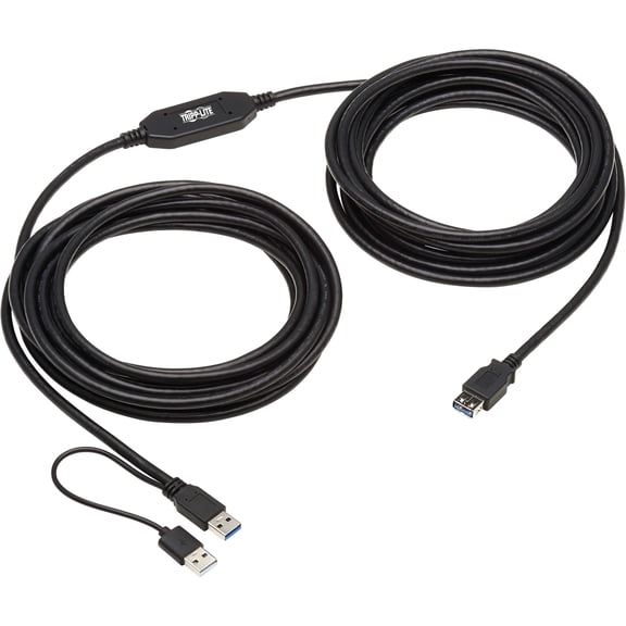 Tripp Lite Usb Active Extension Repeater Cable - Usb-a To Usb-a (m/f), Usb 3.2 Gen 1, 10 M (32.8 Ft.) - Usb Extension Cable - Usb Type A (f) To Usb, Usb Type A (m) - Usb 3.2 Gen 1 - 33 Ft - Active -