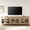 Brown, variant on TV Stand For 100 Inch TV Inch TV, 3-In-1 TV Console Table For 75/80/85/90 Inch TV, Entertainment Center With 3 Drawers And 6 Doors, Oak