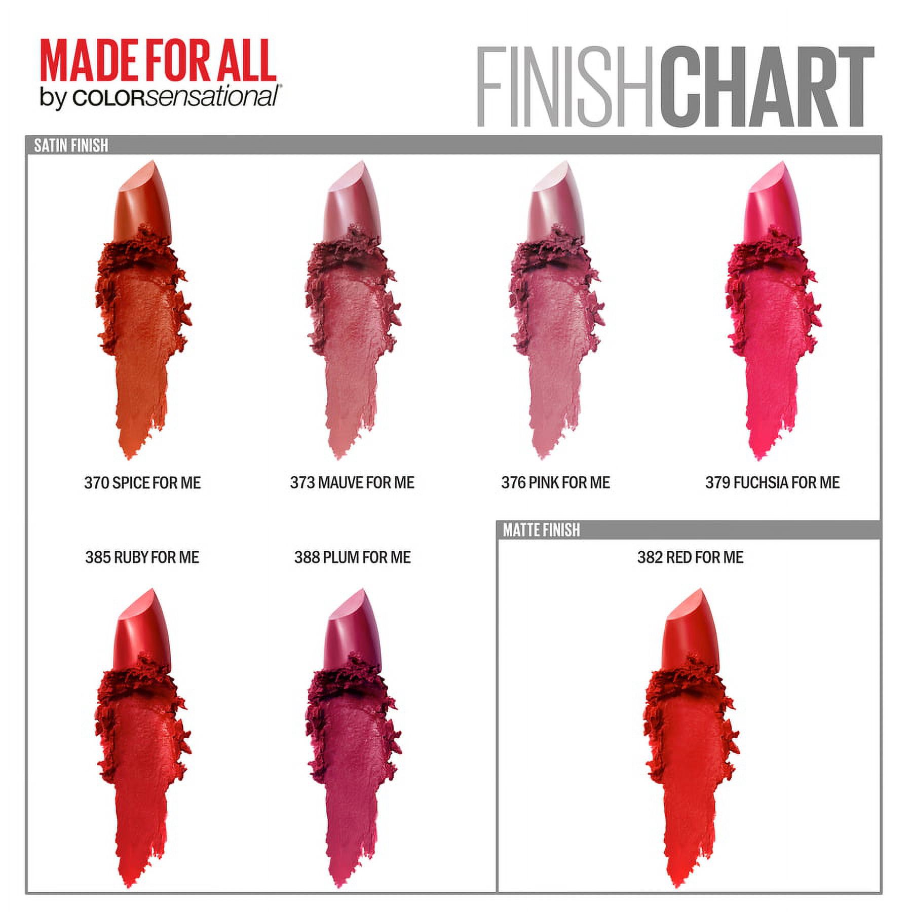 Maybelline Color Sensational Made For All Lipstick, Red For Me - image 4 of 13